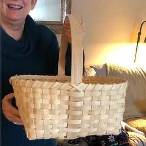 One of a kind handmade basket